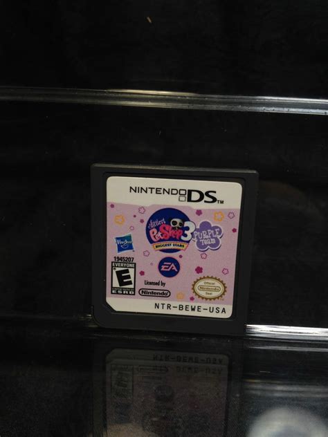 Littlest Pet Shop 3 Biggest Stars Purple Team Nintendo Ds 3ds Xl