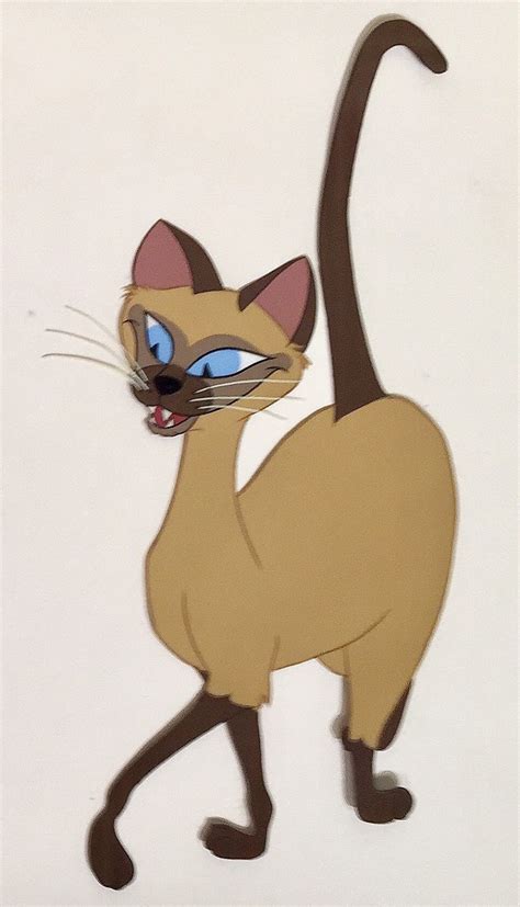 Animation Collection Original Production Animation Cels Of Si And Am Siamese Cats From Lady