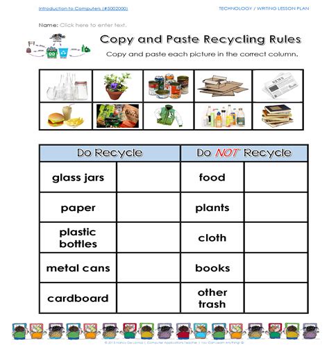 10 Reduce Reuse Recycle Worksheets Worksheets Decoomo
