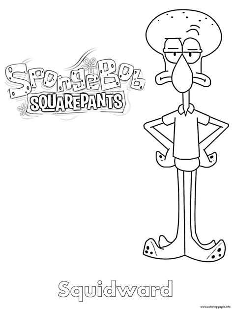 9 New Ideas Squidward Coloring