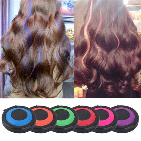 Hot Selling 6 Colors Non Toxic Healthy Temporary Hair Styling Soft Dye