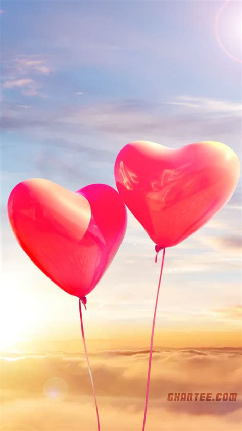 Heart Balloon Love Phone Wallpaper 1080×1920 Ghantee