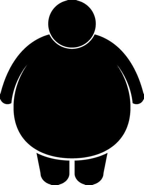 Obesity Silhouette At Getdrawings Free Download