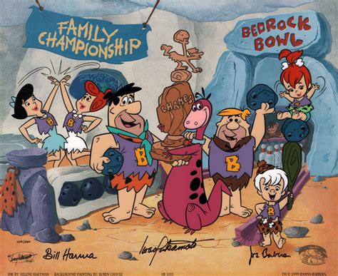 Comic Mint Animation Art In A League Of Their Own Signed By Bill Hanna Joe Barbera And