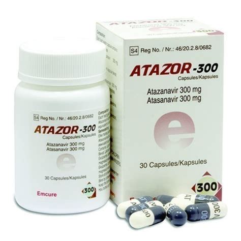 Atazor Atazanavir Capsules Mg Tablets Treatment Hiv At Rs