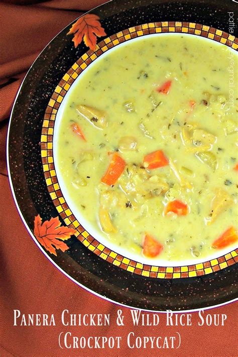Chicken & wild rice soup video Olla-Podrida: Panera Chicken & Wild Rice Soup (Crockpot ...