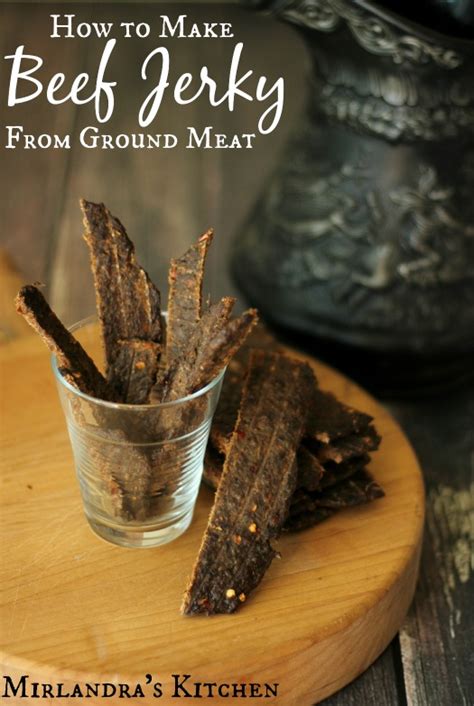 And our meat dried much faster than the recipe states. How to make Beef Jerky from Ground Meat including Wild ...