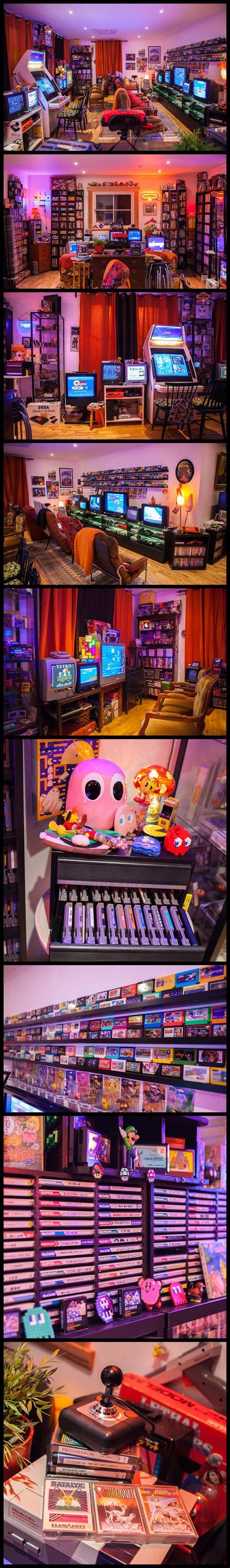 Amazing Retro Game Room Setup Via Heidi Stopxwhispering