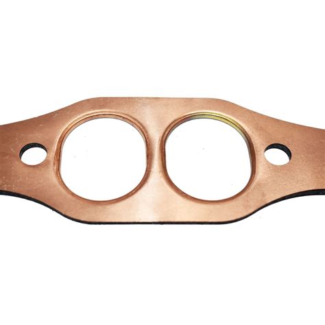 Sbc Oval Port Copper Header Exhaust Gaskets Reusable Sb Chevy 305 327