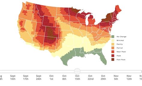 Fall Foliage Map Of The Us
