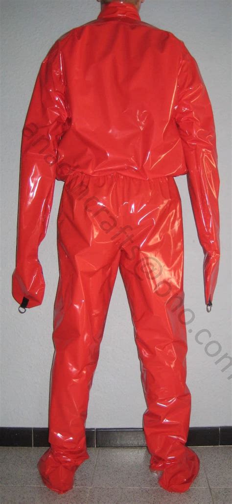 Pvc Lockable Body Suit And Hood 100 Pvc 3 Way Zip Available In Etsy