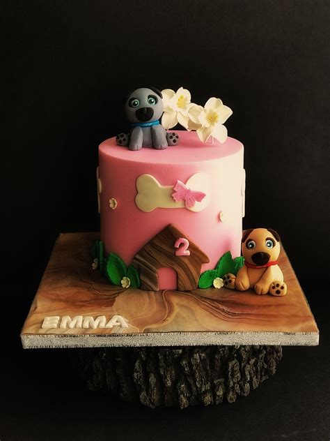 Then again i have a cocker spaniel, so he basically lives, eats, breathes this dog cake is packed full of great ingredients, including peanut butter, applesauce and pumpkin. Puppy Dog Pals Cake | Birthday cake girls