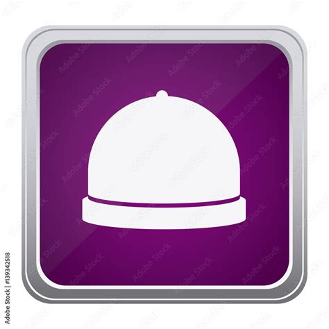 Purple Emblem Catering Icon Vector Illustraction Design Image Stock