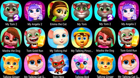 My Talking Angela 2my Talking Tom 1 2my Talking Halmy Talking