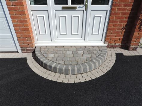 Rebuild concrete steps leading to basement. Brick Door Steps | Decorative Doorway Entrance Patterns