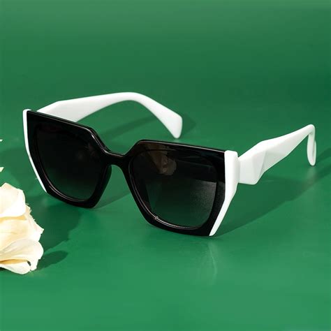 armenta square white sunglasses vooglam