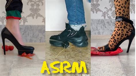 Asmr Foot Crushing Tik Tok 👠 Shoes Compilation АСМР давлю ногой