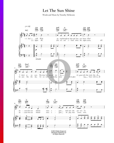 Let The Sun Shine (Labrinth) Piano Sheet Music - OKTAV