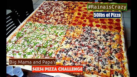 Big Mama And Papas 54x54 Pizza Northridge Ca Rainaiscrazy Youtube