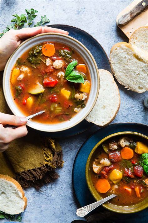 Easy Homemade Crockpot Vegetable Soup Food Faith Fitness