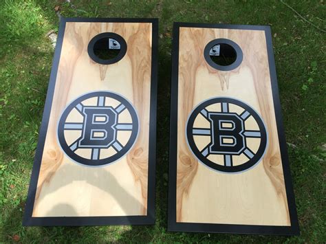 Boston Bruins Building Cornhole Boards Bottle Opener Wall Cornhole