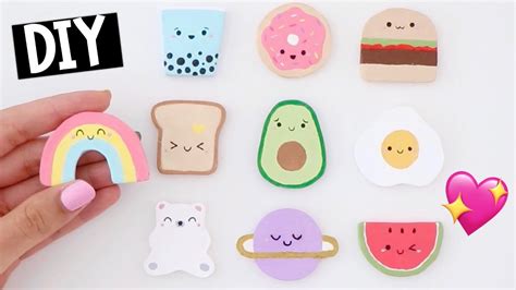 10 Diy Cute Clay Pins Crafts To Do When Youre Bored Youtube