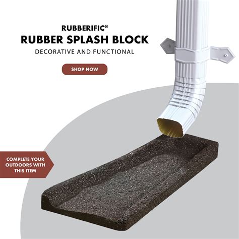 New Product Alert Rubber Splash Blocks Rubber Mulch