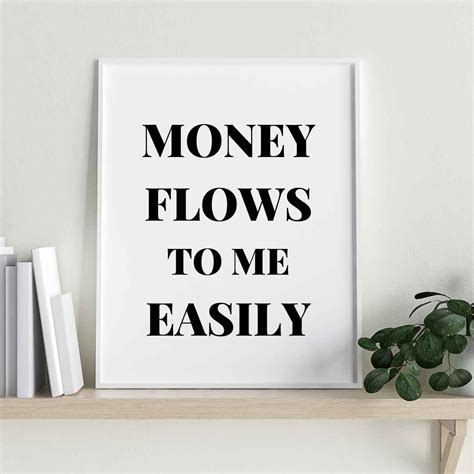 Money Flows to Me Easily Quote for Success | Inspiration & Motivation Guide