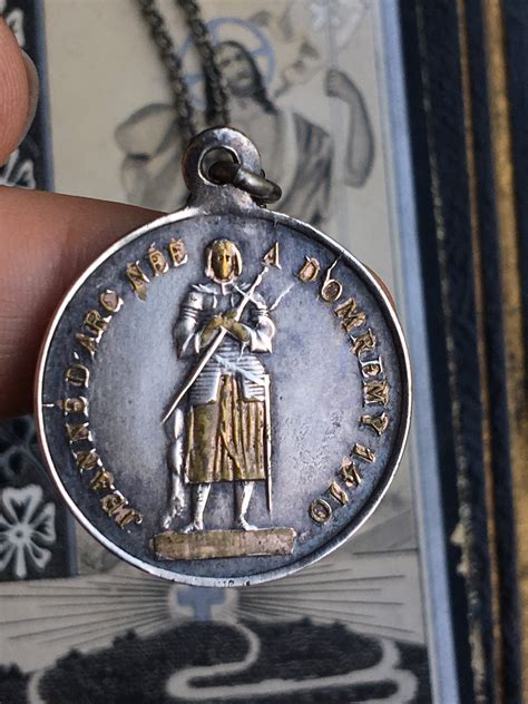 Antique French St Joan Of Arc Medal
