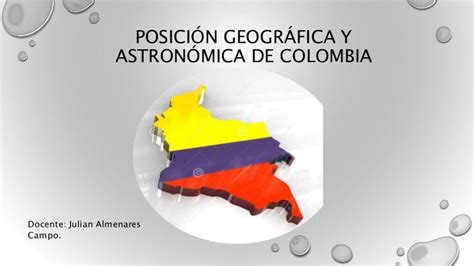 Posición Geográfica Y Astronómica De Colombia