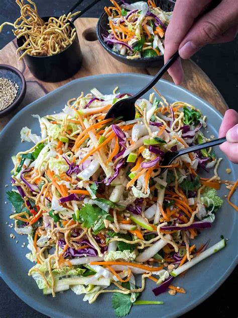 Wombok Salad Recipe With Red Cabbage And Apple The Devil Wears Salad