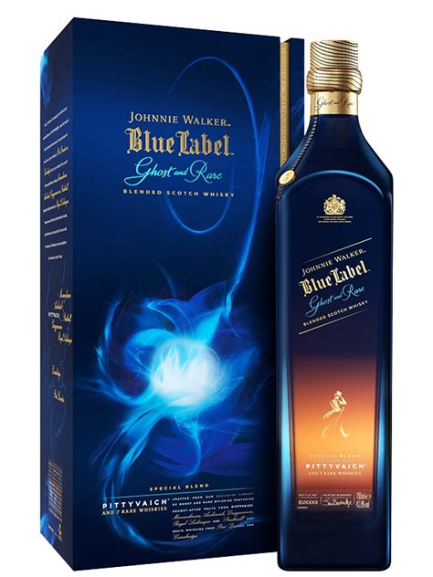 Johnnie Walker Blue Label Ghost And Rare Pittyvaich Blended Scotch