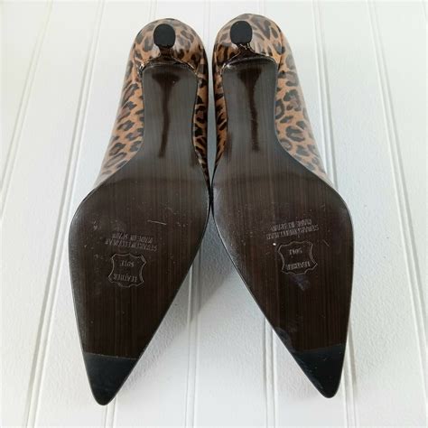 Stuart Weitzman Clara Leopard Print High Heels Pumps Gem