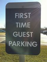 Guest Parking Signs Church Pictures