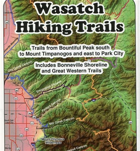 Wasatch Maps Wasatch Hiking Trails