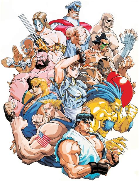 Chun Li Ryu Ken Masters Vega Zangief And 7 More Street Fighter