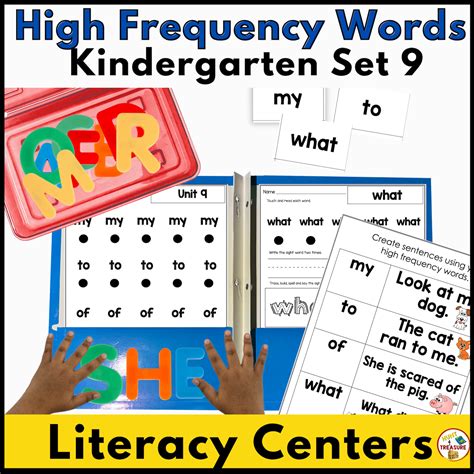 Benchmark Advance High Frequency Word Activities Kindergarten Unit 9
