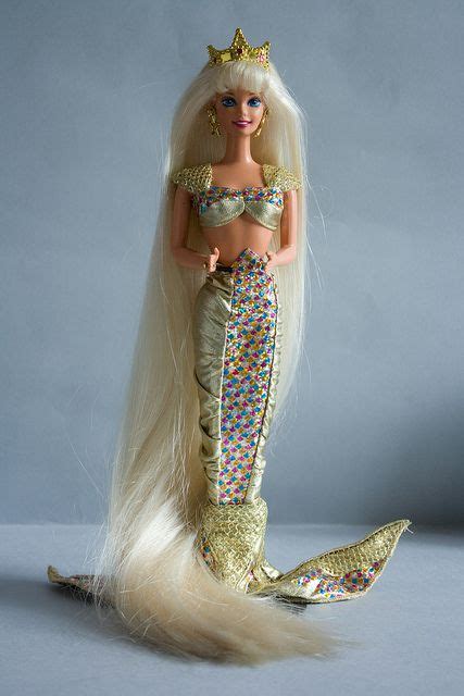 Barbie Jewel Hair Mermaid Barbie 1990 Barbie And Ken Barbie Mermaid