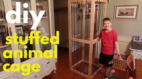 Diy Stuffed Animal Cage Youtube