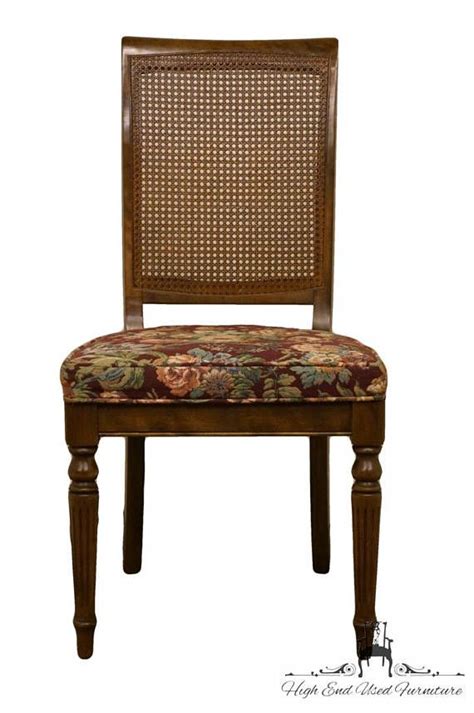 Create your own oasis with outdoor dining styles, patio chairs, outdoor pillows, patio umbrellas, umbrella stands, and outdoor rugs. ETHAN ALLEN Classic Manor Cane Back Dining Side Chair 15 ...
