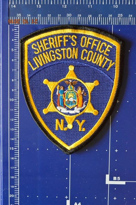 Livingston County Sheriffs Office Ny Patch Police Badge Eu