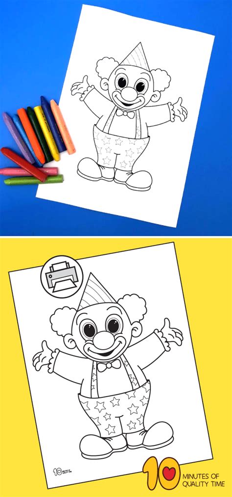 Maybe you would like to learn more about one of these? Clown Coloring Sheet - 10 Minutes of Quality Time