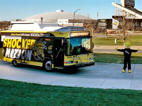 Shocker Branded Buses Hit The Streets Of Wichita Wichita State News