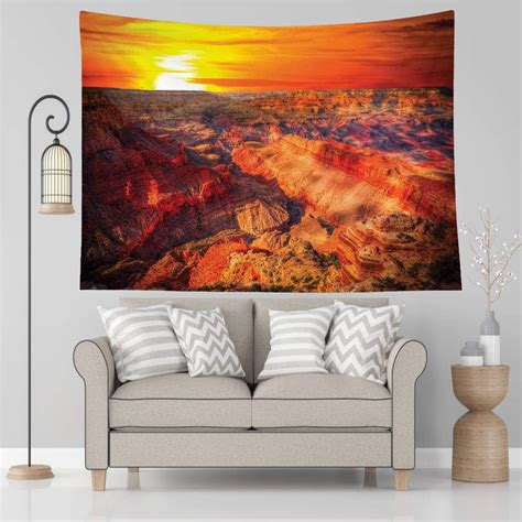 Amazon.com: Vikes Nature Scenery Tapestry,Unique Grand Canyon Color