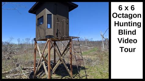 Octagon Deer Hunting Blind Tour Elevated And Ready To Hunt Atelier