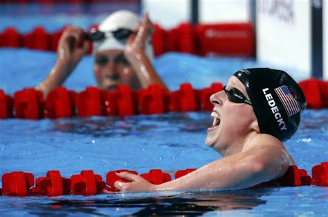 Katie Ledecky Sets World Record In 1500 Meters At World Swimming