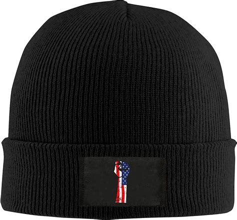 nigen power fist warm knit beanie hat slouchy stocking caps for men women at amazon men s