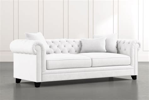 Patterson Iii 94 White Sofa White Sofas White Sofa Living Fancy