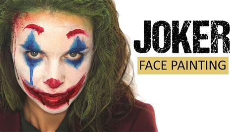 Joker Face Paint Drawing Animeglowartdrawingkimetsunoyaiba