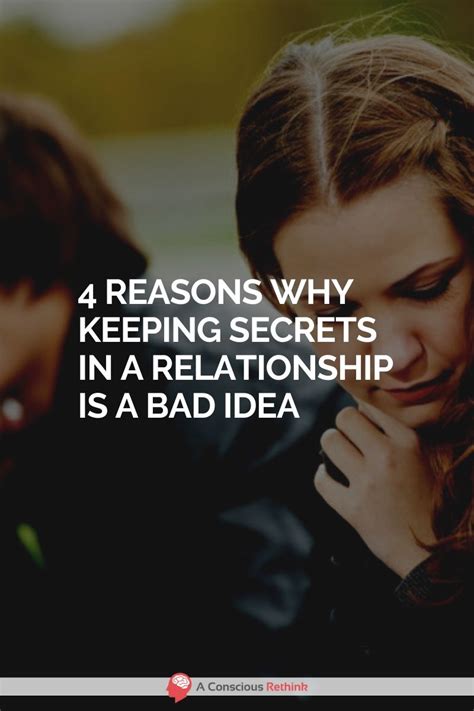 4 reasons why keeping secrets in a relationship will come back to haunt you